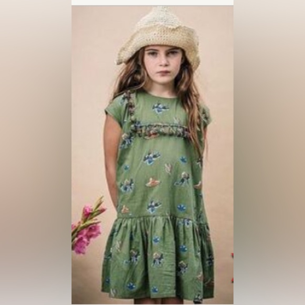 Wander & Wonder Olive pony dress